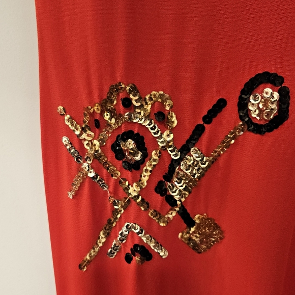 Vintage - Rare 70's - Collectors - Mr. Boots Red Evening Gown - Size 7? - Picture 6 of 9